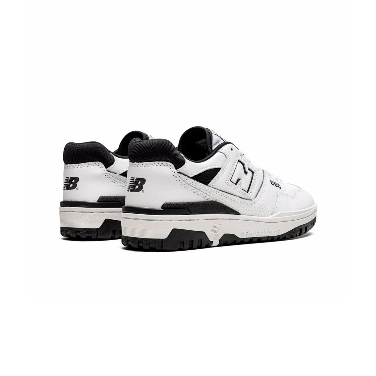 New Balance 550 Scarpe Uomo Bianche e Nere Low Top Retro Sportive