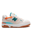 New Balance 550 Scarpe Uomo Beige Arancione e Verde Retro Sportive
