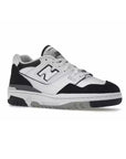 New Balance 550 Scarpe Uomo Bianche Nere e Grigie Stile Retro Sportivo