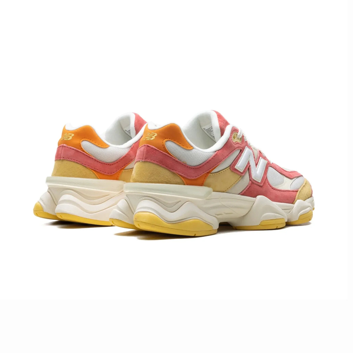 New Balance 9060 Fluorescent Arancione Rosso Uomo Donna - 3