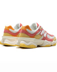 New Balance 9060 Fluorescent Arancione Rosso Uomo Donna - 3
