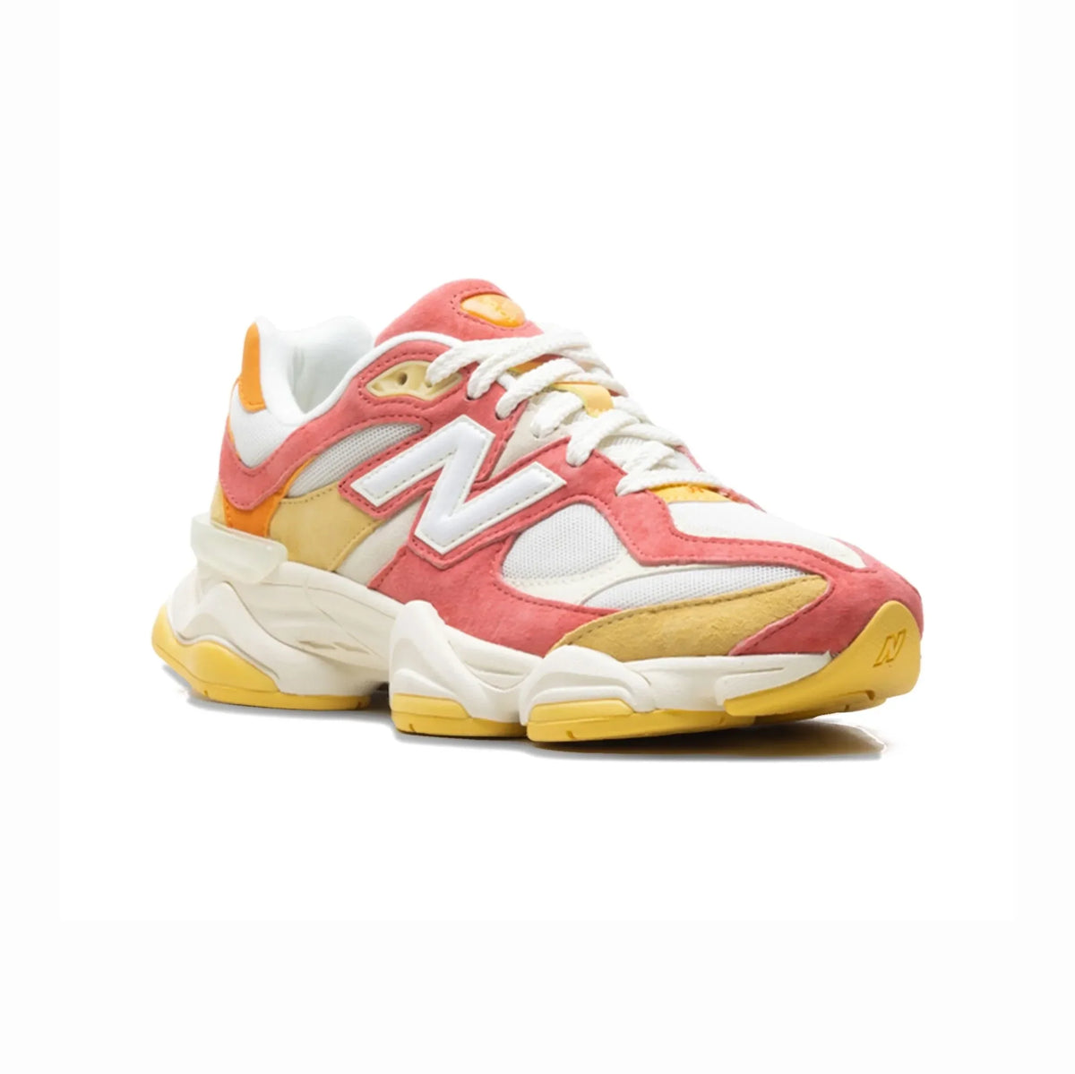 New Balance 9060 Fluorescent Arancione Rosso Uomo Donna - 2