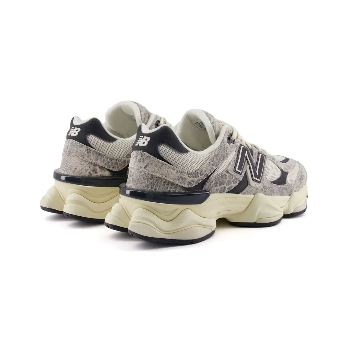 New Balance 9060 Year of the Snake Bianco Panna Nero Uomo Donna - 3