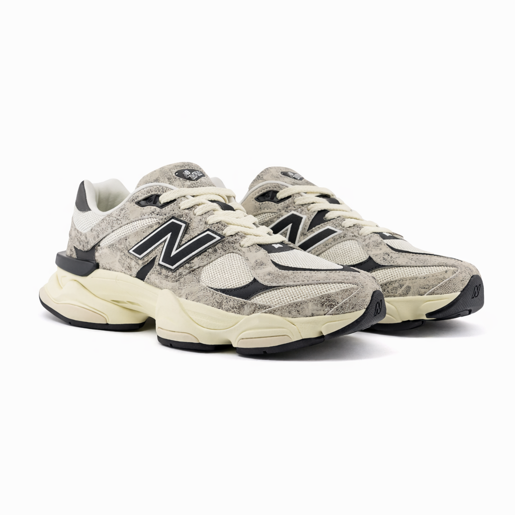 New Balance 9060 Year of the Snake Bianco Panna Nero Uomo Donna - 2