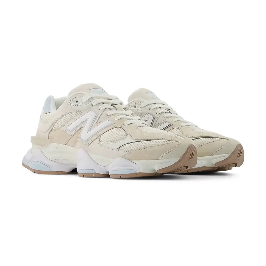 New Balance 9060 Bisque Frosted Glass Beige Bianco Uomo Donna - 2