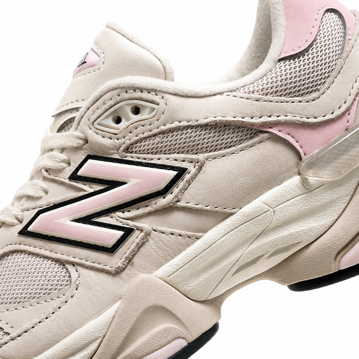 New Balance 9060 Bianco Panna Rosa Uomo Donna - 4