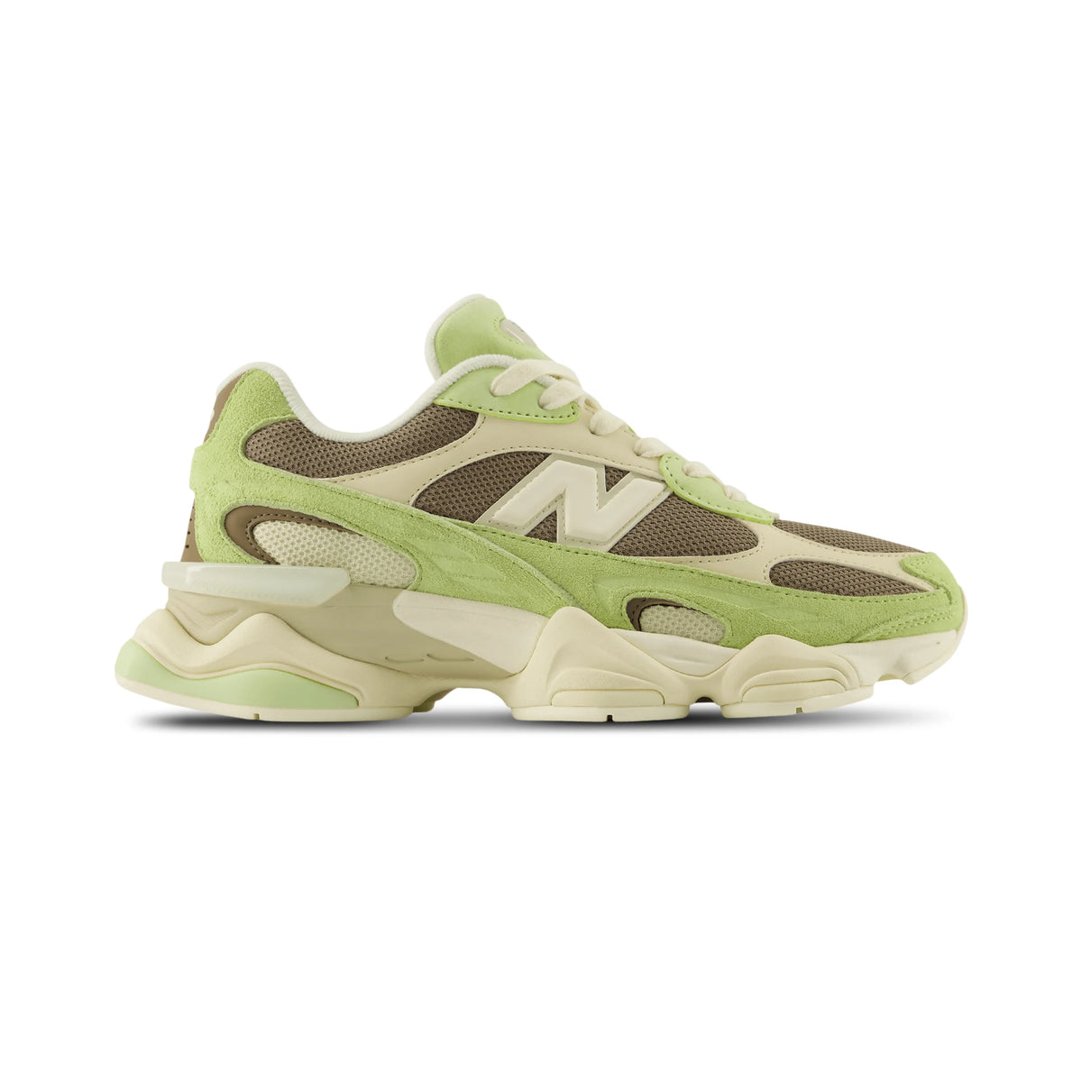 New Balance 9060R Dry Lime Thunder Brown Verde Chiaro Uomo Donna - 1