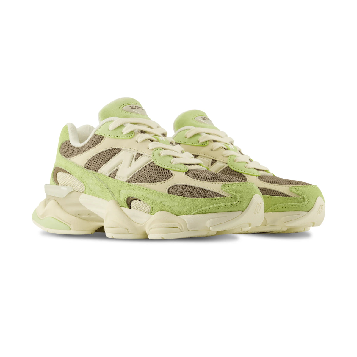 New Balance 9060R Dry Lime Thunder Brown Verde Chiaro Uomo Donna - 2