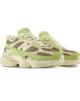 New Balance 9060R Dry Lime Thunder Brown Verde Chiaro Uomo Donna - 2