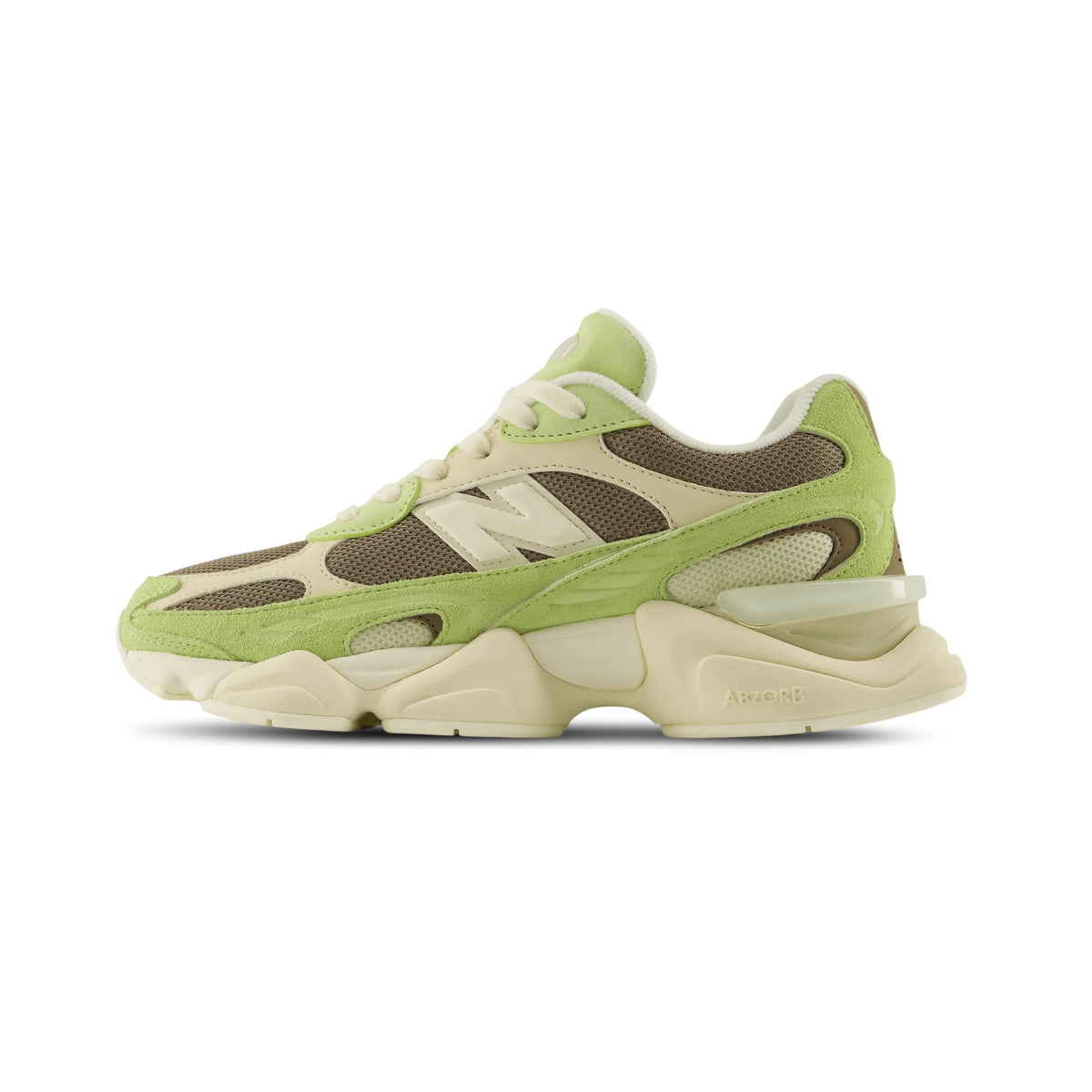 New Balance 9060R Dry Lime Thunder Brown Verde Chiaro Uomo Donna - 3