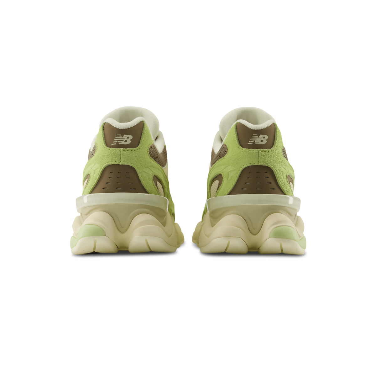 New Balance 9060R Dry Lime Thunder Brown Verde Chiaro Uomo Donna - 4