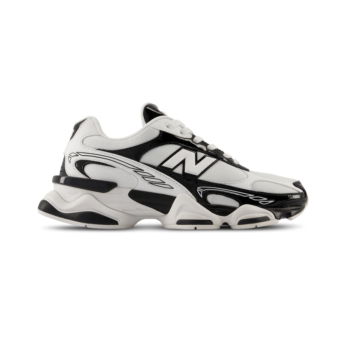 New Balance 9060R Nero Bianco Uomo Donna - 1