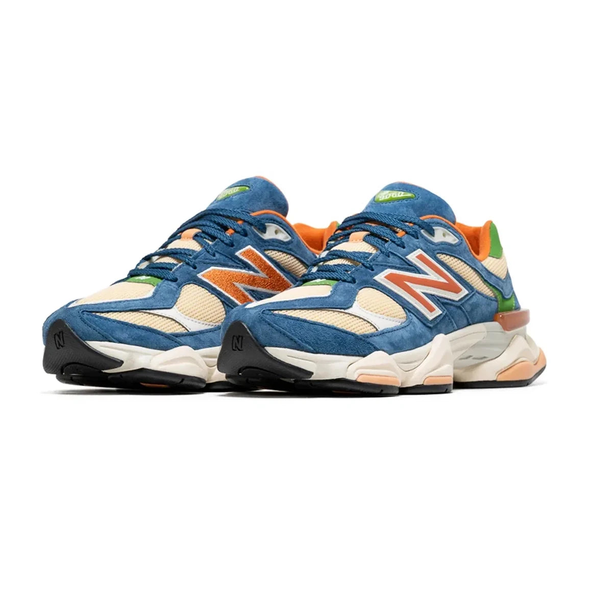 New Balance 9060 Blu Beige Uomo Donna Sneakers - 3