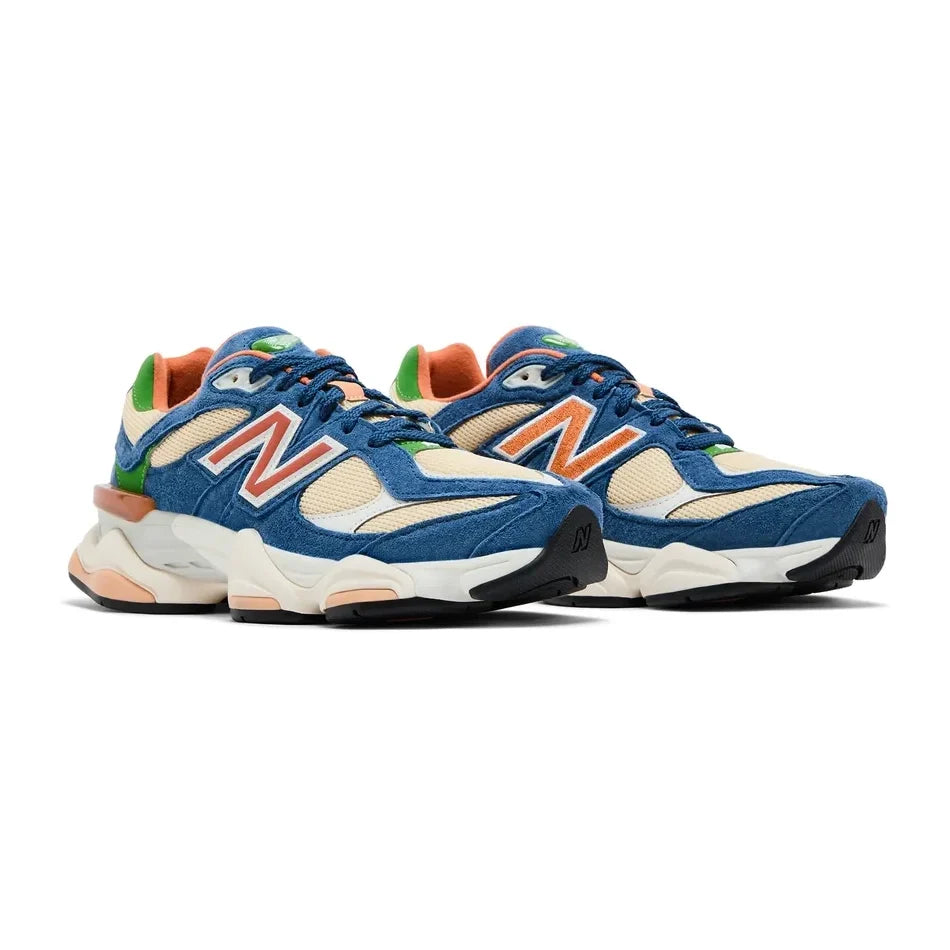 New Balance 9060 Blu Beige Uomo Donna Sneakers - 2