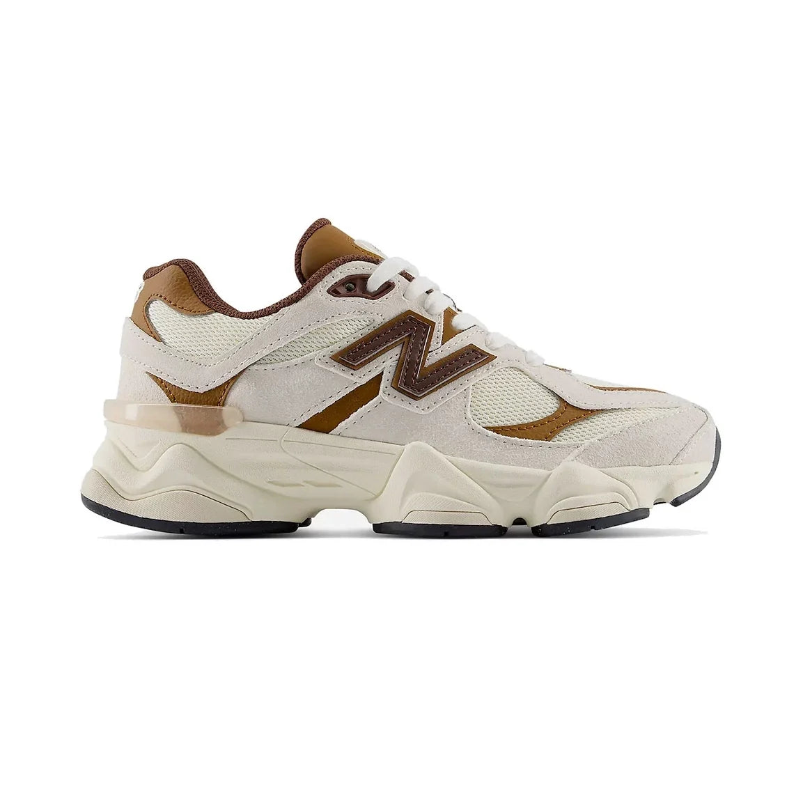 new balance 9060 breakfast tea angora sneakers vista laterale