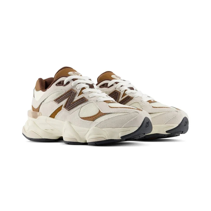 new balance 9060 breakfast tea angora sneakers dettaglio tomaia