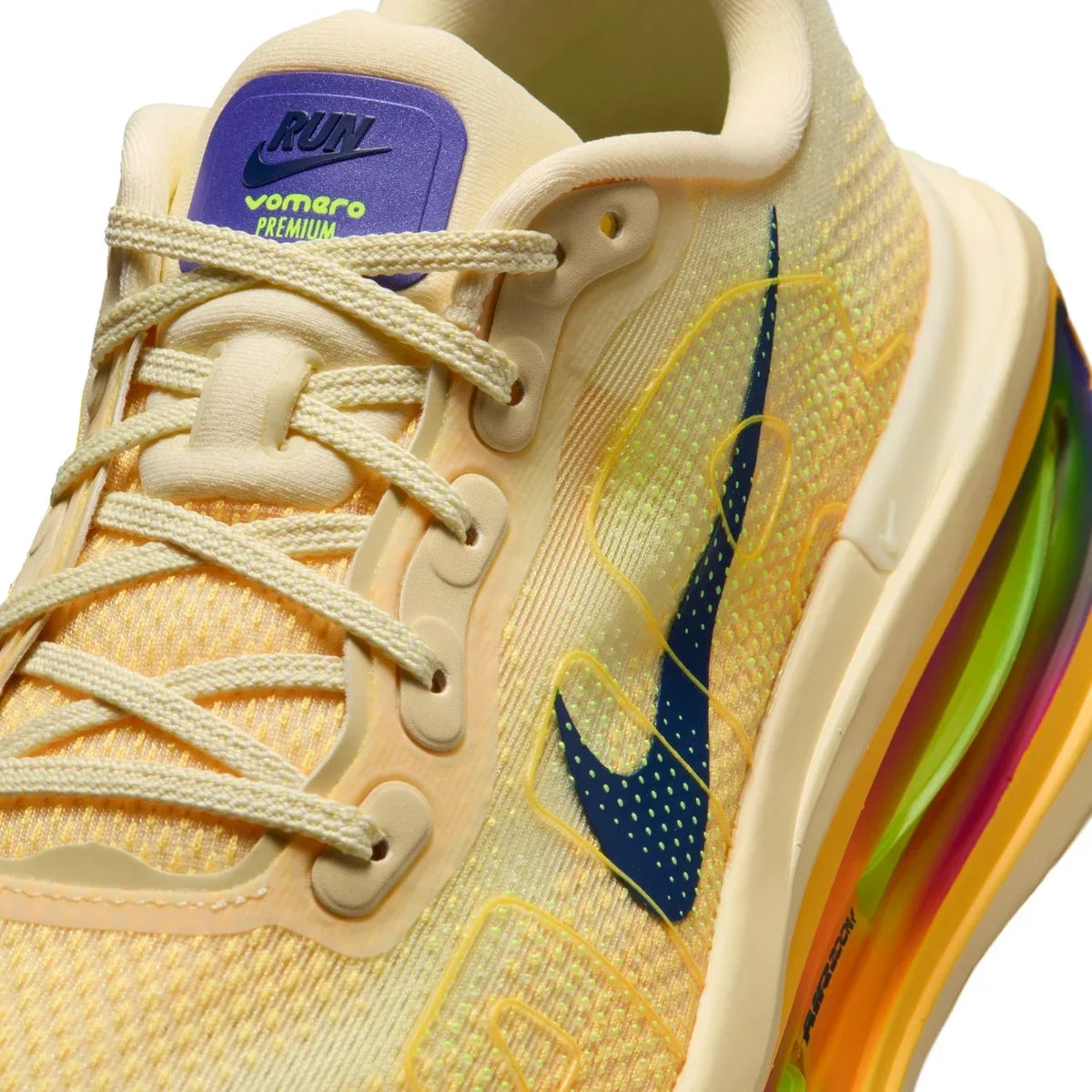 Nike Vomero Premium Alabaster Blue Void-Citron Pulse Beige Uomo Donna - 4