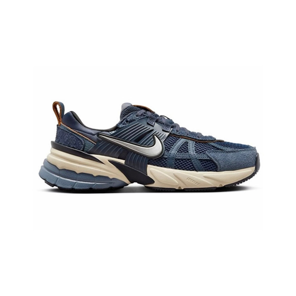 Nike V2K Run Thunder Blue Chrome Blu Argento Donna - 1
