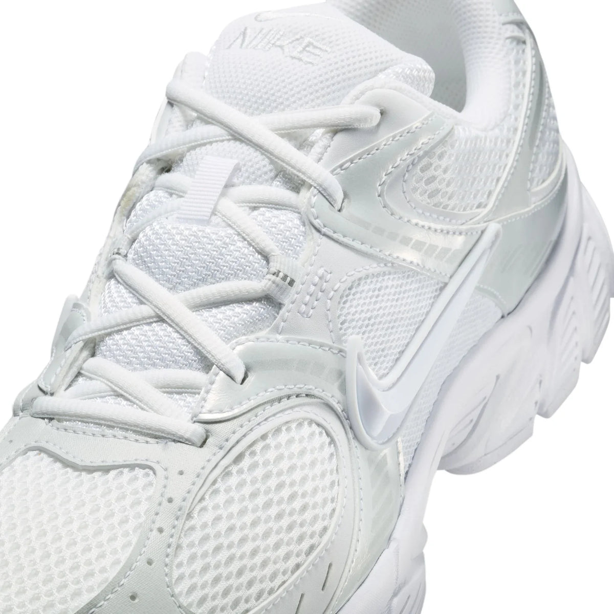 Nike V5 Bianco Argento Uomo Donna Sneakers - 3