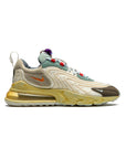 Nike Air Max 270 React Cactus Trails Travis Scott Beige e Giallo