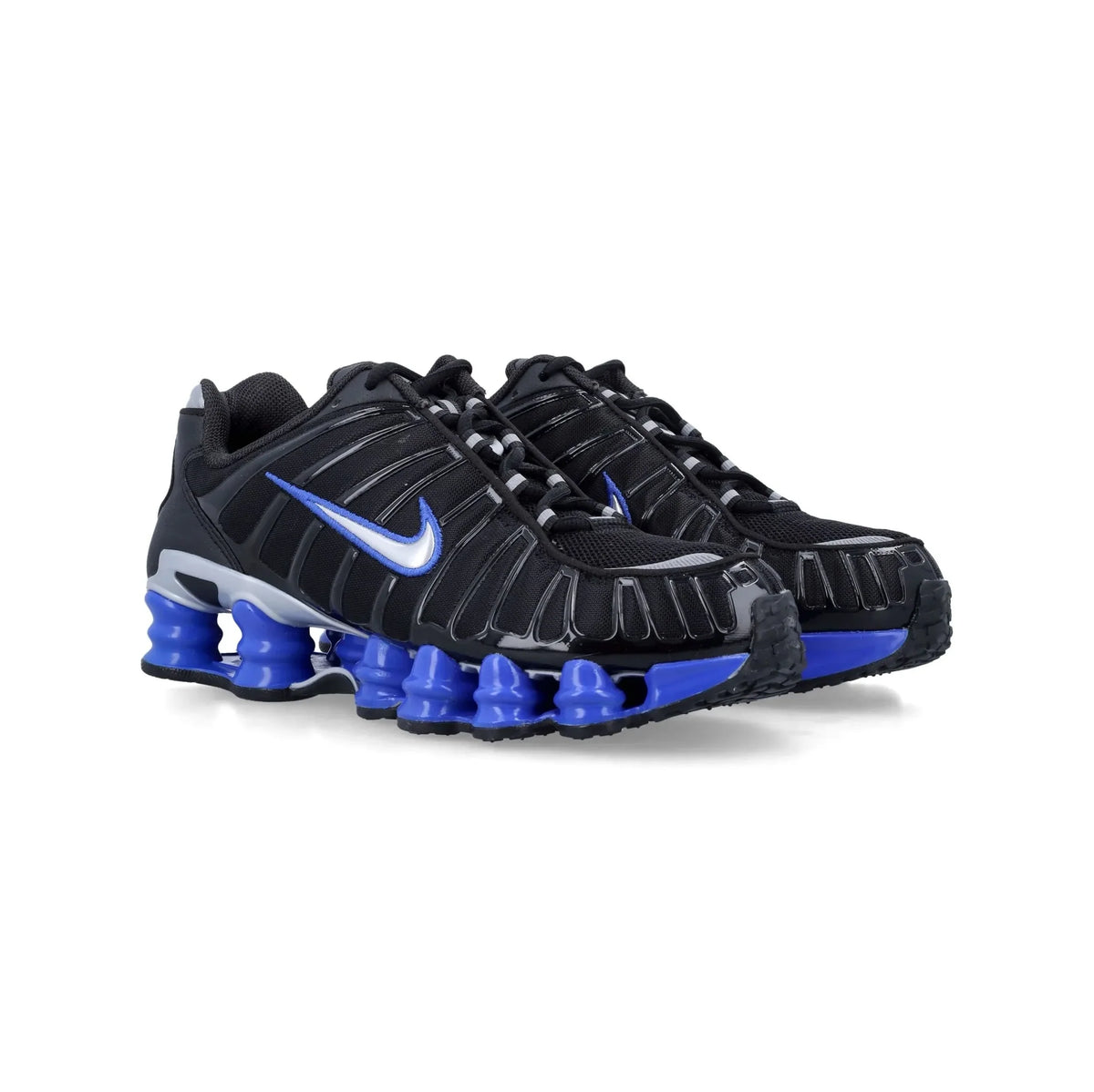 Nike Shox TL Black Racer Blue Metallic Silver Nero Blu Uomo Donna - 2