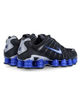 Nike Shox TL Black Racer Blue Metallic Silver Nero Blu Uomo Donna - 3