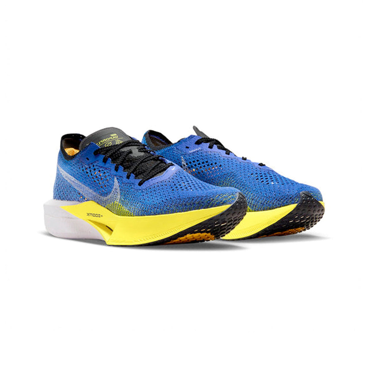 Nike ZoomX VaporFly Next% 3 Racer Blue Sundial Blu Giallo Uomo Donna - 3
