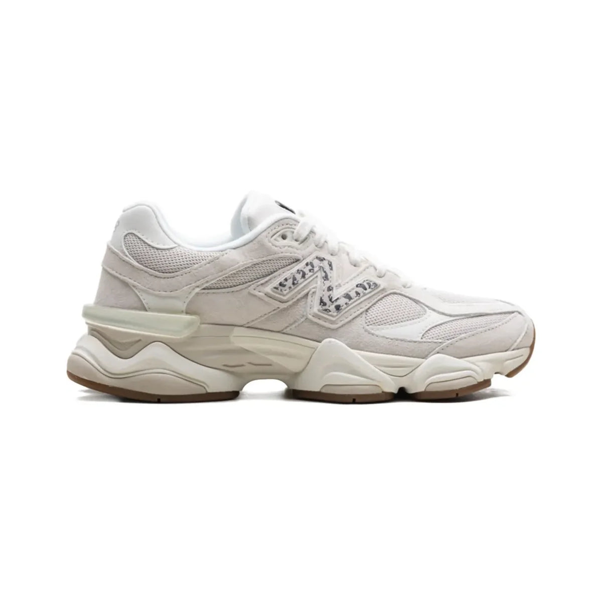 New Balance 9060 Sea Salt Leopard Print Bianco Panna Uomo Donna - 1