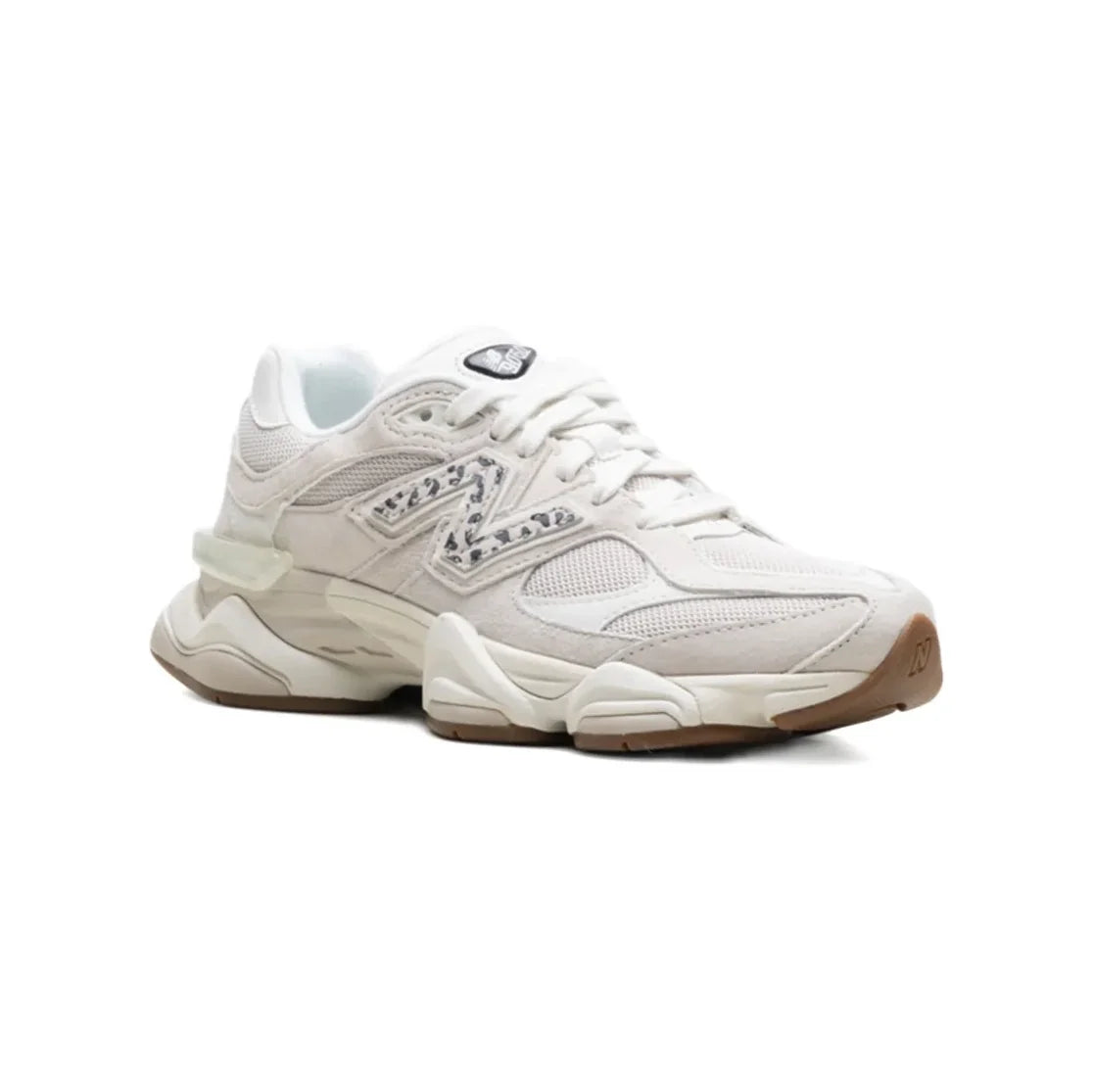 New Balance 9060 Sea Salt Leopard Print Bianco Panna Uomo Donna - 2