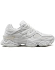new balance 9060 white monochrome sneakers vista laterale