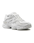 new balance 9060 white monochrome sneakers dettaglio tomaia