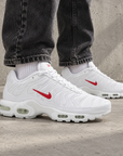 Nike Air Max Plus x Supreme White Speed Red Bianco Rosso Uomo Donna - 4