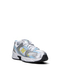 New Balance 530 sneakers bambini in argento metallizzato azzurro - vista dettaglio