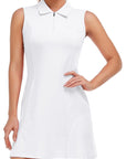 Rubi Robe Polo Donna – Abito Sportivo Senza Maniche con Collo con Zip Tessuto Traspirante Tennis Golf Estate