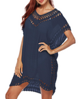 Meleden Vestito da Spiaggia Donna – Poncho Fluido con Scollo a V Copricostume Bikini Stile Bohemien