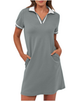 Vestito Polo Donna – Taglio Casual Sport-Chic con Tasche
