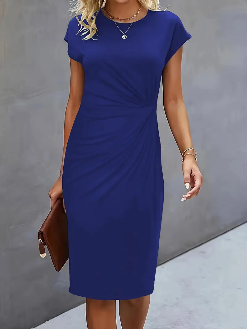 Sarah | Abito Midi Donna con Taglio Senza Tempo