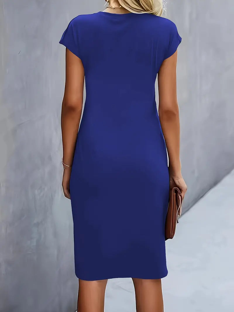 Sarah | Abito Midi Donna con Taglio Senza Tempo