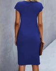Sarah | Abito Midi Donna con Taglio Senza Tempo