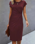 Sarah | Abito Midi Donna con Taglio Senza Tempo