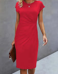 Sarah | Abito Midi Donna con Taglio Senza Tempo