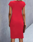 Sarah | Abito Midi Donna con Taglio Senza Tempo