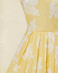 Scarlett | Abito midi a linea ad A senza maniche con stampa floreale da donna