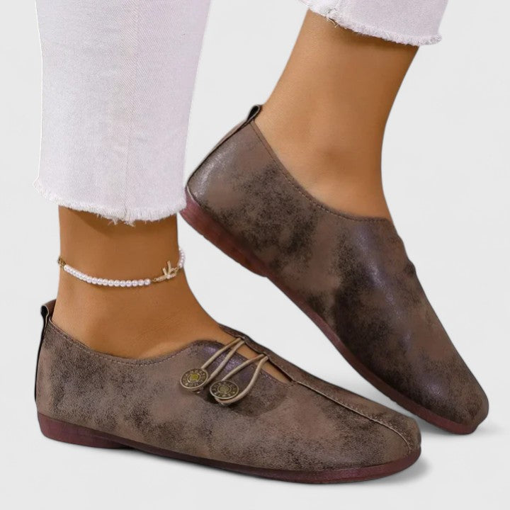 Mocassini Donna Ippolita – vista indossata