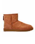 UGG Classic Camel stivali uomo e donna in pelle scamosciata e montone cammello, vista laterale