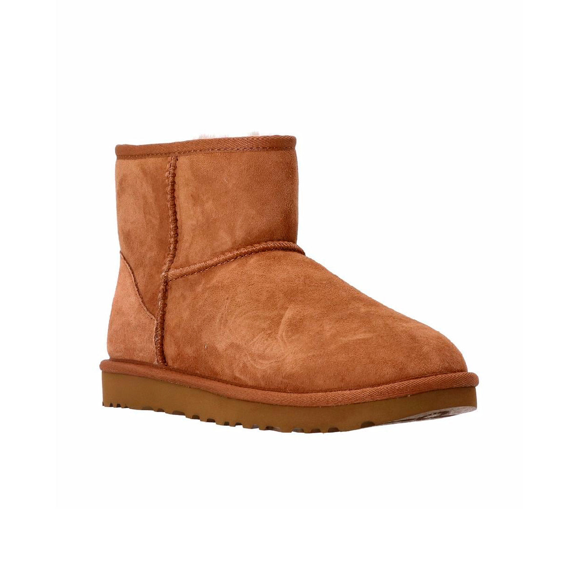 UGG Classic Camel stivali uomo e donna in pelle scamosciata e montone cammello, vista frontale