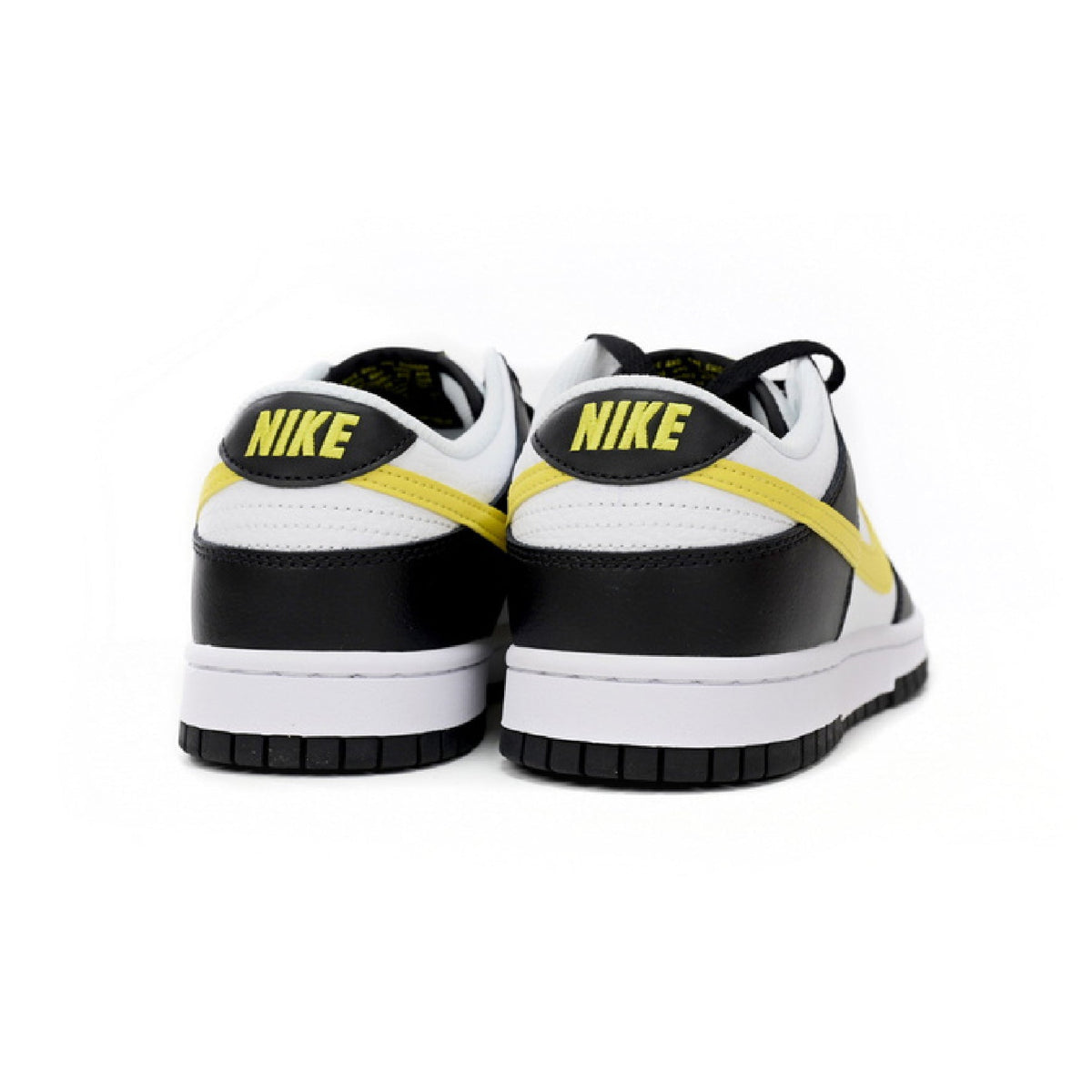 Nike Dunk Low Nero Giallo Ottico e Bianco Scarpe Uomo