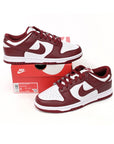 Nike Dunk Low Bianche e Rosse Team Red Donna