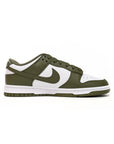 Nike Dunk Low Bianche e Verde Oliva Scarpe Casual Uomo Donna