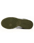 Nike Dunk Low Bianche e Verde Oliva Scarpe Casual Uomo Donna